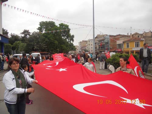 KIRKLARELİ`NDE 19 MAYIS GENÇLİK VE HALK YÜRÜYÜŞÜNE KATILDIK 