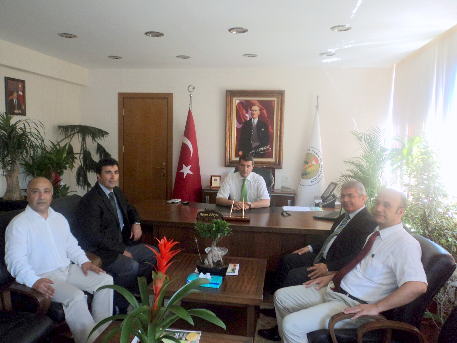 GIDA TARIM VE HAYVANCILIK İL MÜDÜRLÜĞÜNE ZİYARETTE BULUNDUK