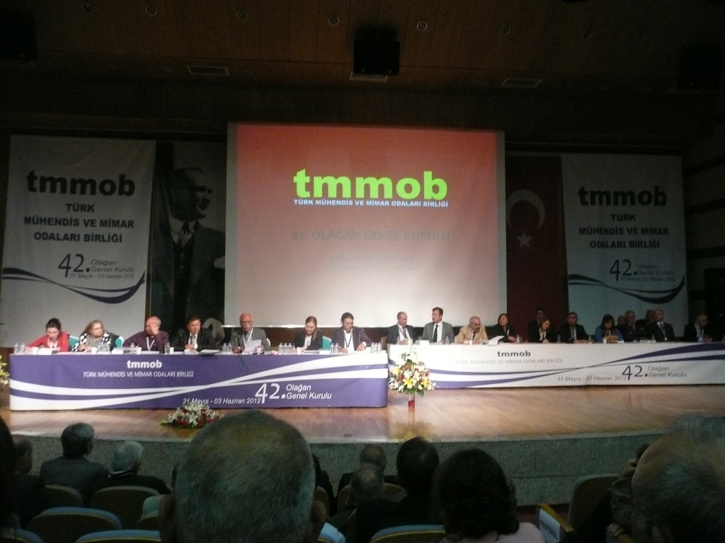 TMMOB GENEL KURULUNA KATILDIK 