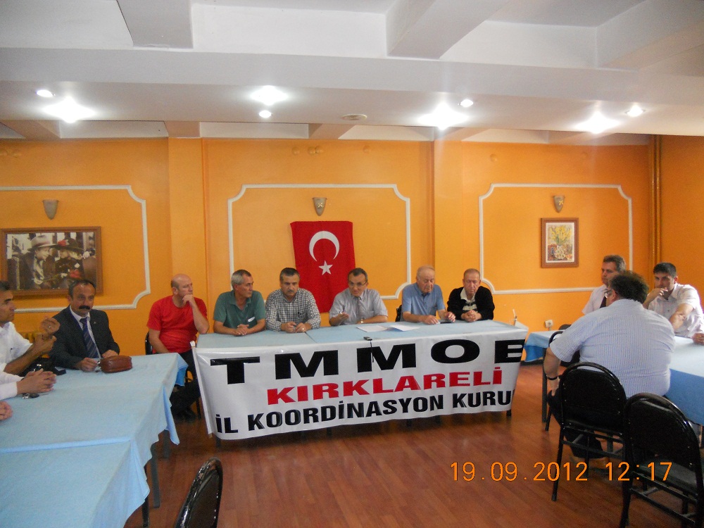 KIRKLARELİ`DE MÜHENDİS, MİMAR VE ŞEHİR PLANCILARI DAYANIŞMA GÜNÜ BASIN AÇIKLAMASI