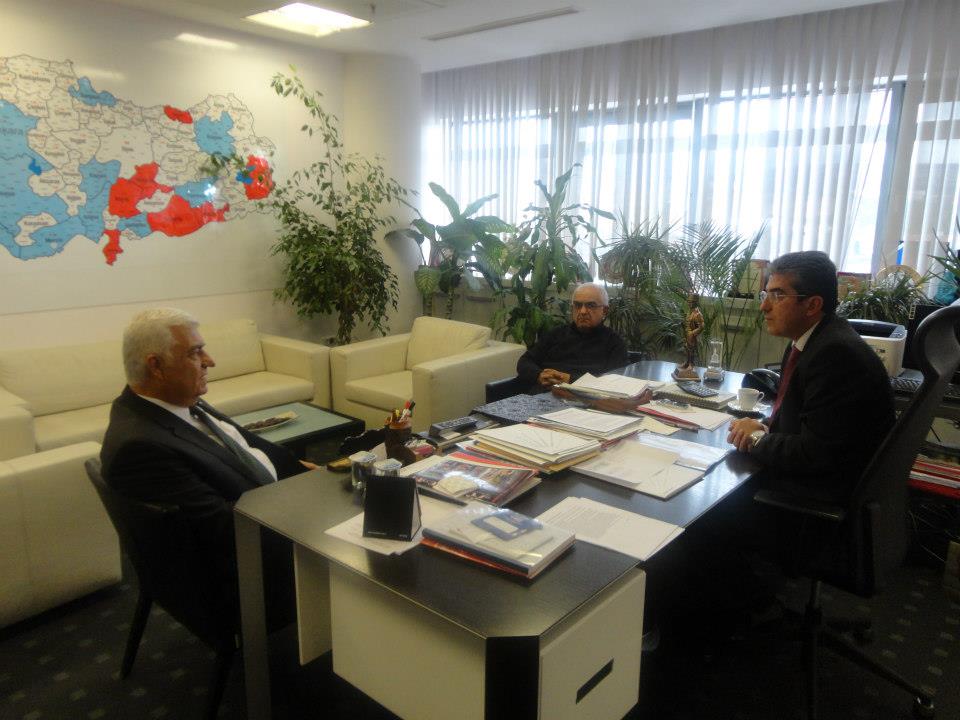 ŞUBE BAŞKANIMIZDAN DOÇ. DR GÖKHAN GÜNAYDIN`A ZİYARET