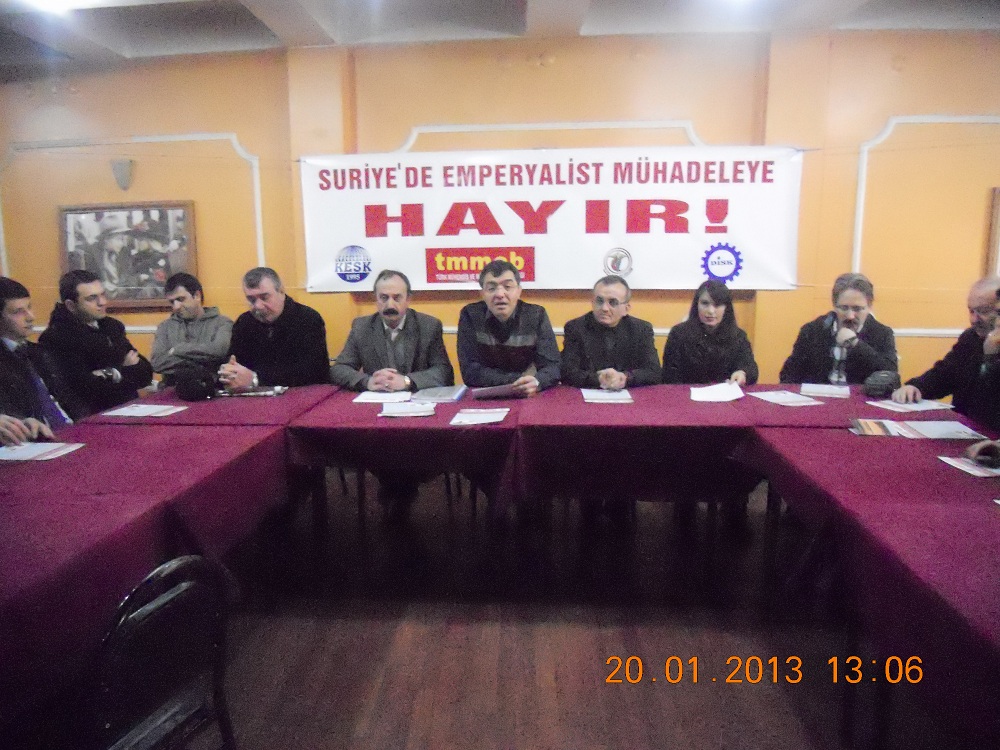 KIRKLARELİ`DE TMMOB-TTB-KESK-DİSK BASIN AÇIKLAMASI