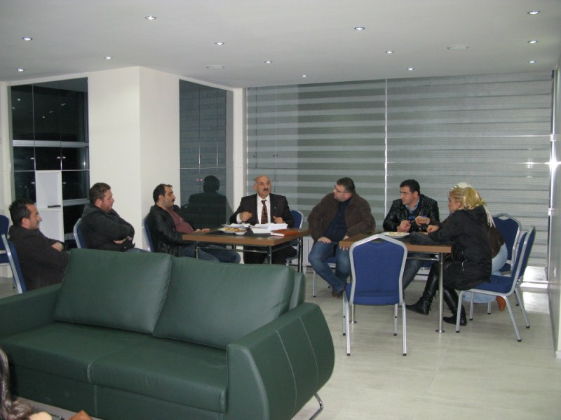 ÜYELERİMİZLE TOPLANTI YAPTIK