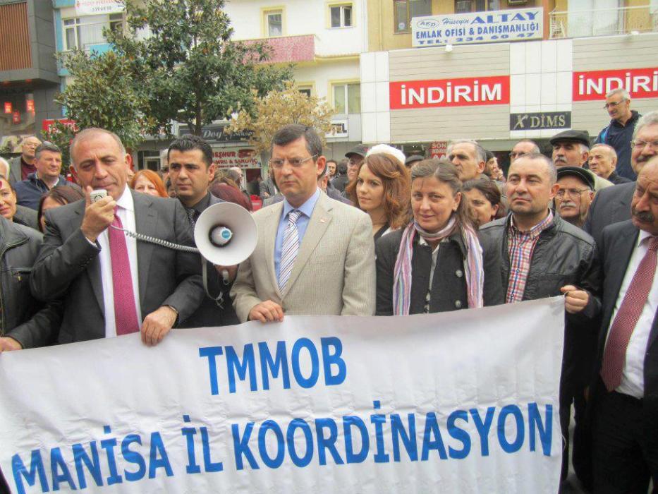 İŞ KAZALARI BASIN AÇIKLAMASINA KATILDIK