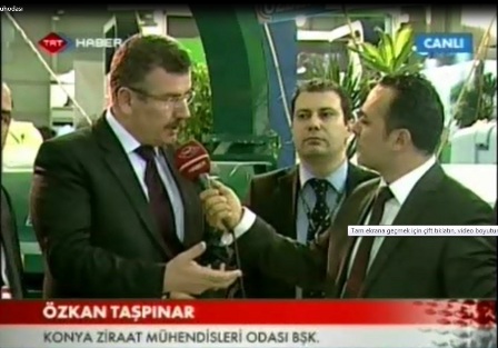 TRT HABER İLE TARIM FUARI'NDA RÖPORTAJ