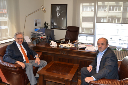 PROF. CEMAL TALUĞ ODA`MIZI ZİYARET ETTİ