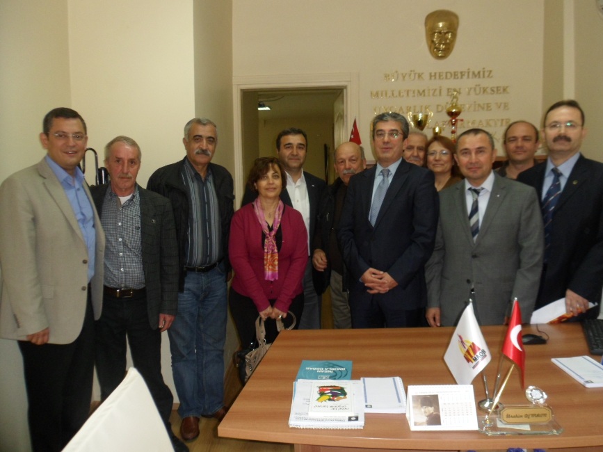CHP GENEL BAŞKAN YARDIMCISI GÜNAYDIN VE MANİSA MİLLETVEKİLİ ÖZEL`DEN ŞUBEMİZE ZİYARET