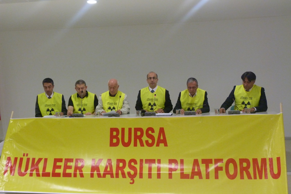 BURSA NÜKLEER KARŞITI PLATFORM BASIN AÇIKLAMASI