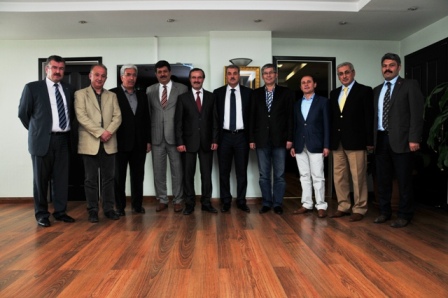 KTB YÖNETİM KURULU ÜYELERİNE KUTLAMA ZİYARETİ