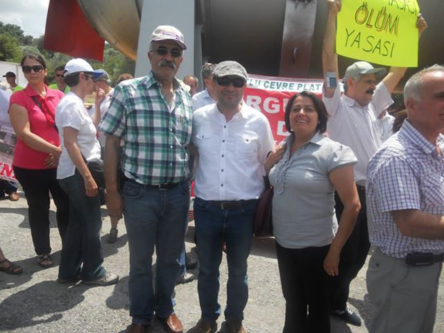 GÖRDES-NİKEL MADENİ MİTİNGİNE KATILDIK.