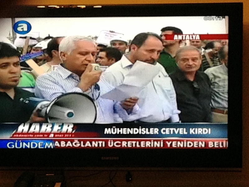 ANTALYA ŞUBE BAŞKANIMIZ ART VE VTV`DE