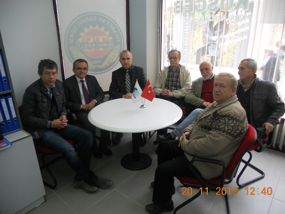 KIRKLARELİ KOSGEB İL MÜDÜRLÜĞÜNE ZİYARET