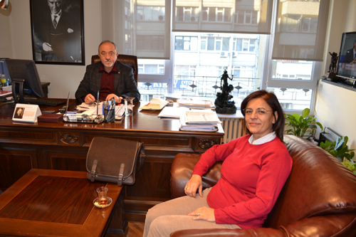 CHP ÇANKAYA BELEDİYE BAŞKAN ADAY ADAYI DÖNMEZ, ODA`MIZI ZİYARET ETTİ