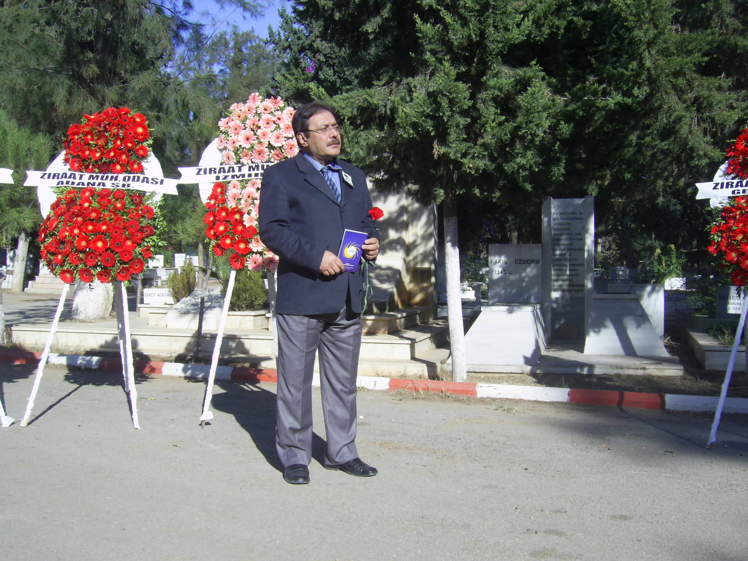 AKIN ÖZDEMİR MEZARI BAŞINDA ANILDI