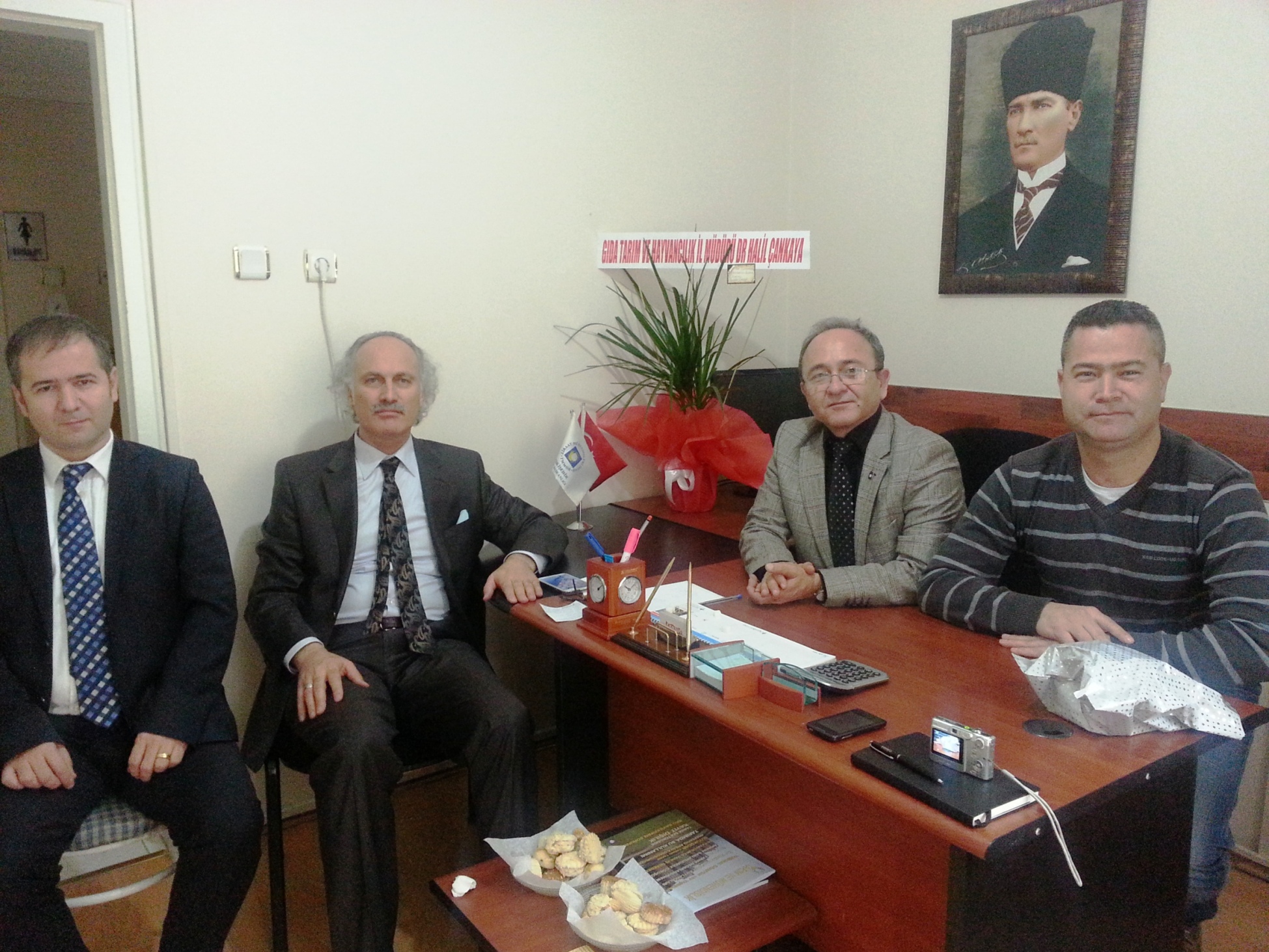 GIDA TARIM VE HAYVANCILIK İL MÜDÜRÜ ŞUBEMİZİ ZİYARET ETTİ