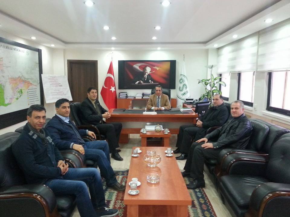 DSİ 15. BÖLGE MÜDÜRÜ NUMAN DOĞAN GÜNDÜZ`E ZİYARET