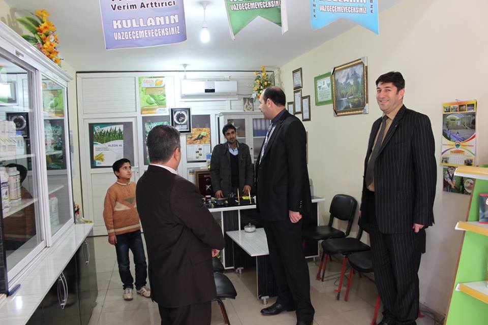 VİRANŞEHİR`DE ZİRAİ İLAÇ VE GÜBRE BAYİLERİNE ZİYARET - İHA