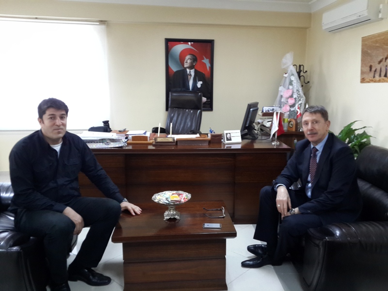 İL GENEL SEKRETERİ UĞUR BÜYÜKHATİPOĞLU`NDAN YENİ YÖNETİME ZİYARET...