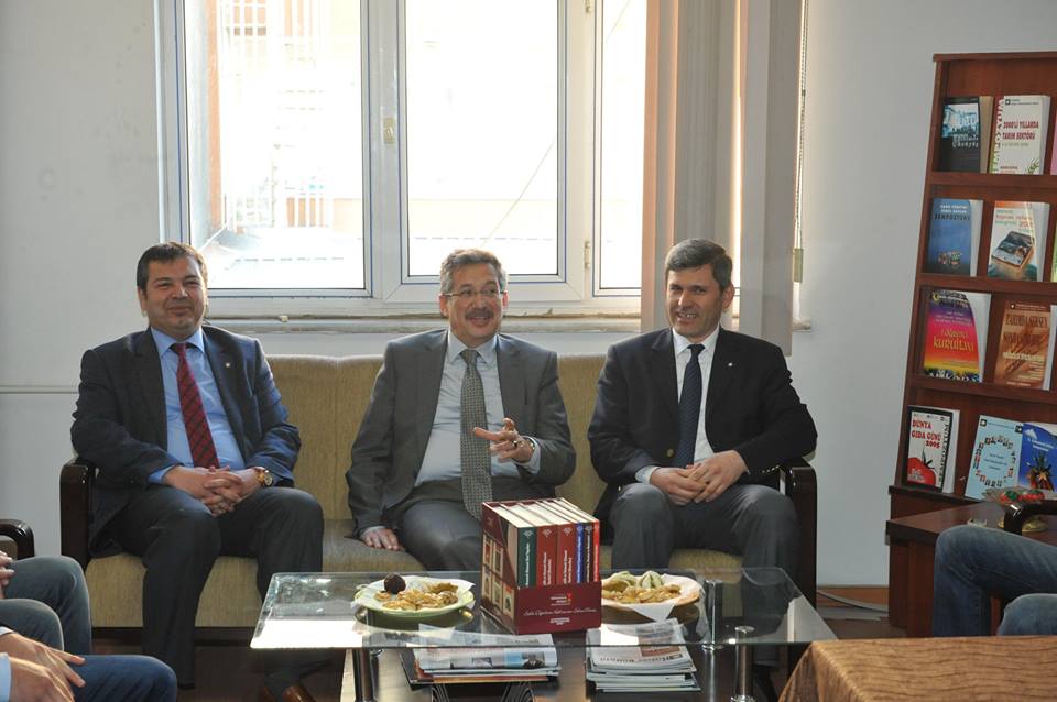 KAHRAMANMARAŞ BÜYÜKŞEHİR BELEDİYE BAŞKANI SAYIN MUSTAFA POYRAZ ŞUBEMİZE ZİYARETTE BULUNDU