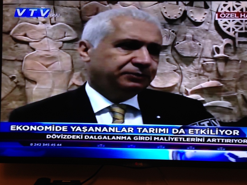 ŞUBE BAŞKANIMIZ VTV`DE
