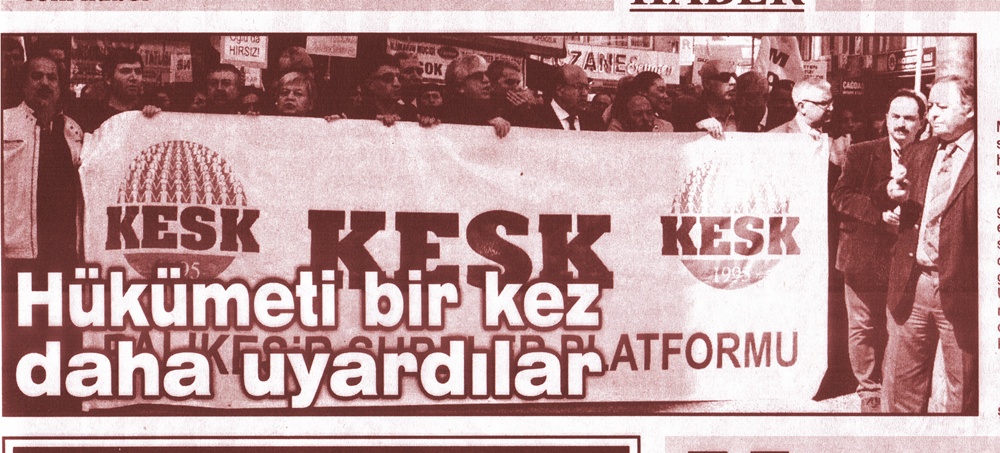 BASIN AÇIKLAMASINA KATILDIK