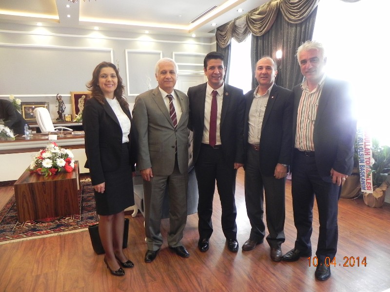 DÖŞEMEALTI BELEDİYE BAŞKANI`NA ZİYARET