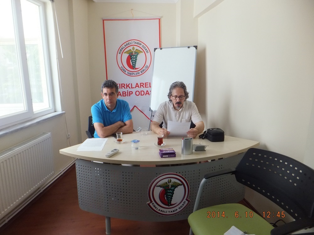 KIRKLARELİ TABİP ODASINDAKİ BASIN AÇIKLAMASINA KATILDIK