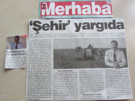 `ŞEHİR` YARGIDA - MERHABA GAZETESİ