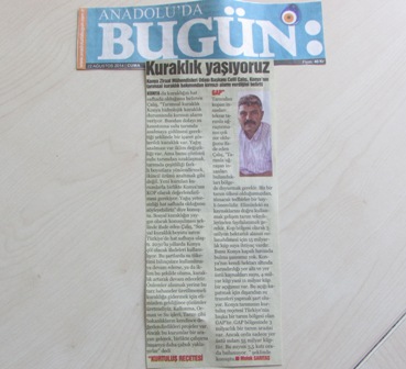 "KURAKLIK YAŞIYORUZ"-ANADOLU'DA BUGÜN