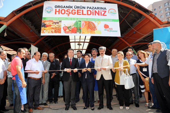 ORGANİK TARIM PAZARININ AÇILIŞINA KATILDIK