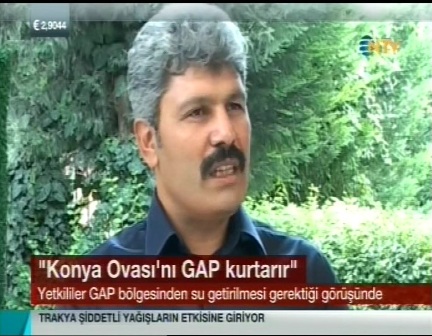 NTV HABER BÜLTENİ- KONYA OVASI'NI GAP KURTARIR