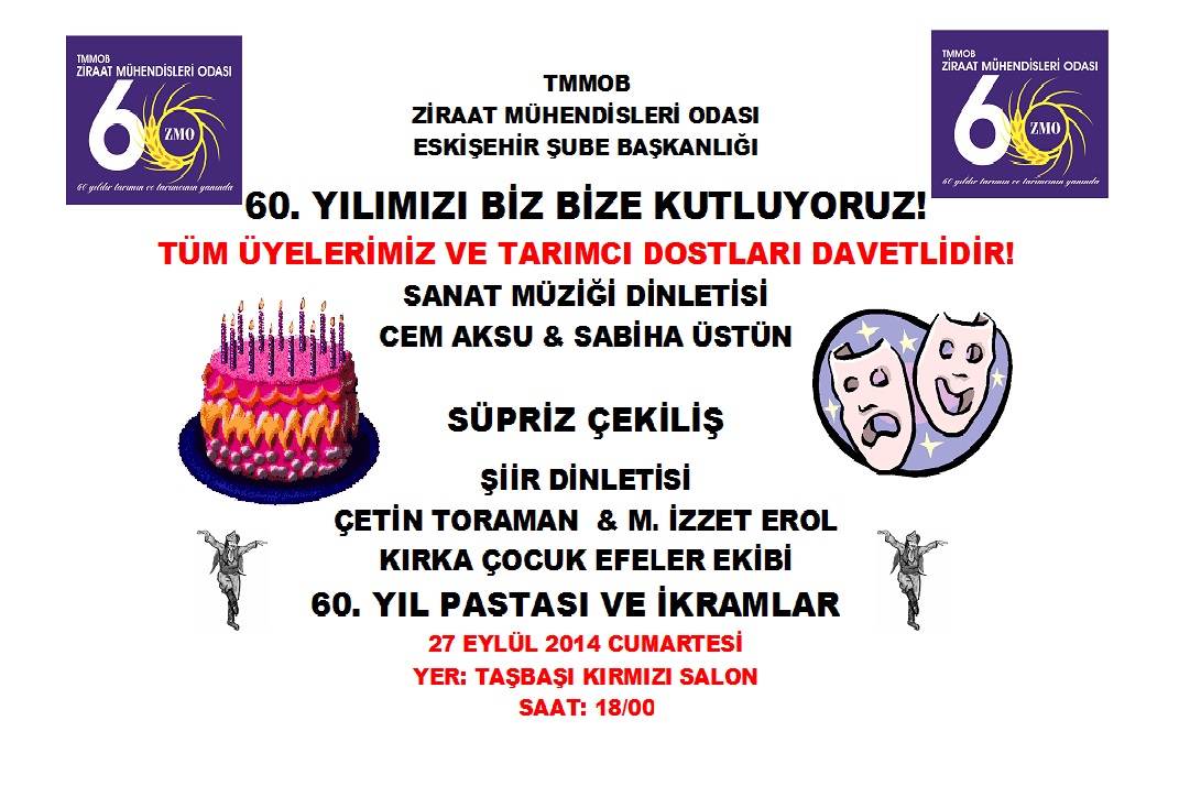 ODAMIZIN KURULUŞUNUN 60. YILI ETKİNLİKLERİ