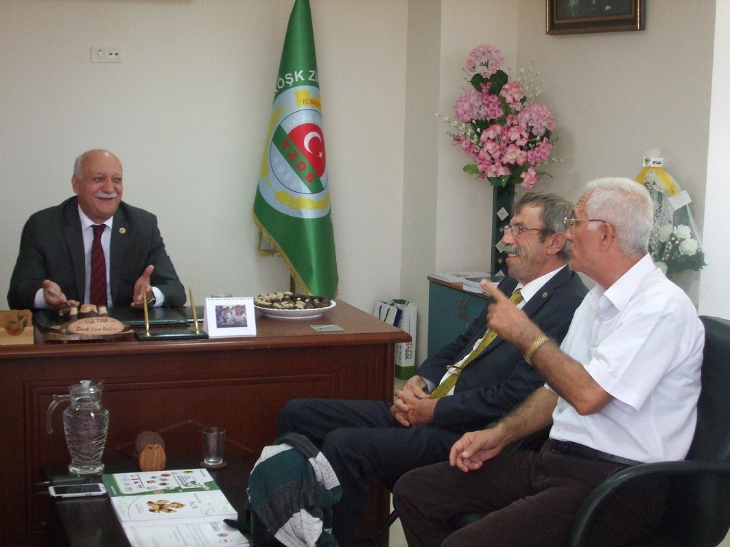 ZİRAAT ODALARI BİRLİĞİ GENEL BAŞKANI`NIN ZİYARETİ