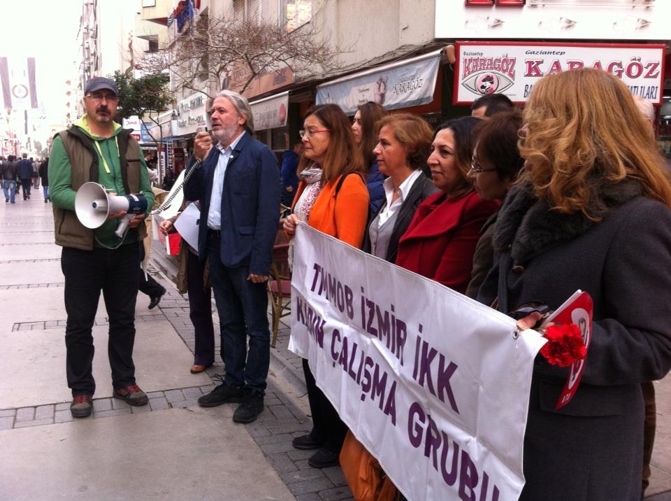 KADINLARA SEÇME VE SEÇİLME HAKKI VERİLMESİNİN 80. YILI BASIN AÇIKLAMASI`NA KATILDIK