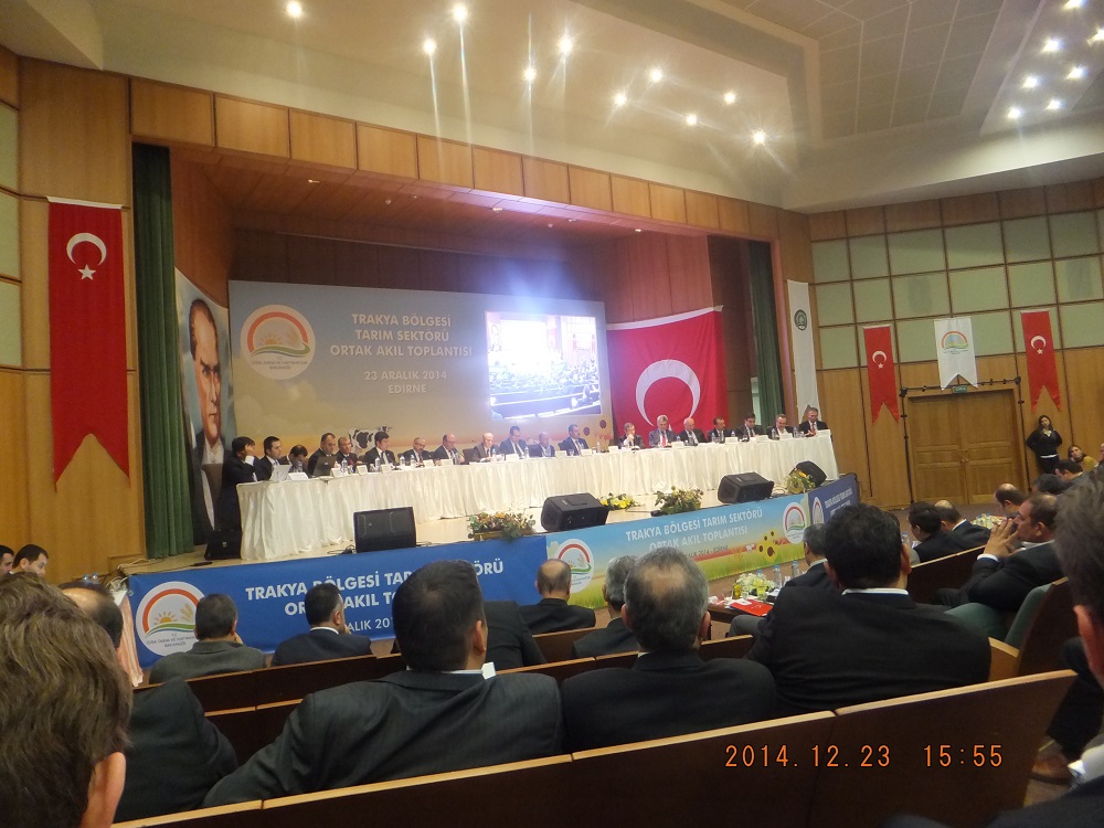 TARIM SEKTÖRÜ ORTAK AKIL TOPLANTISI EDİRNE`DE YAPILDI