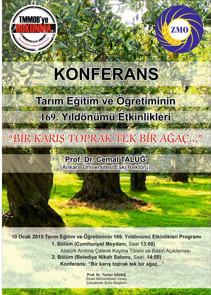 KONFERANS "BİR KARIŞ TOPRAK TEK BİR AĞAÇ"