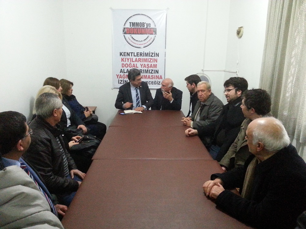 TMMOB KIRKLARELİ İKK`YA CHP HEYETİNDEN ZİYARET