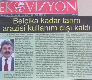 “BELÇİKA KADAR TARIM ARAZİSİ KULLANIM DIŞI KALDI” - EKOVİZYON
