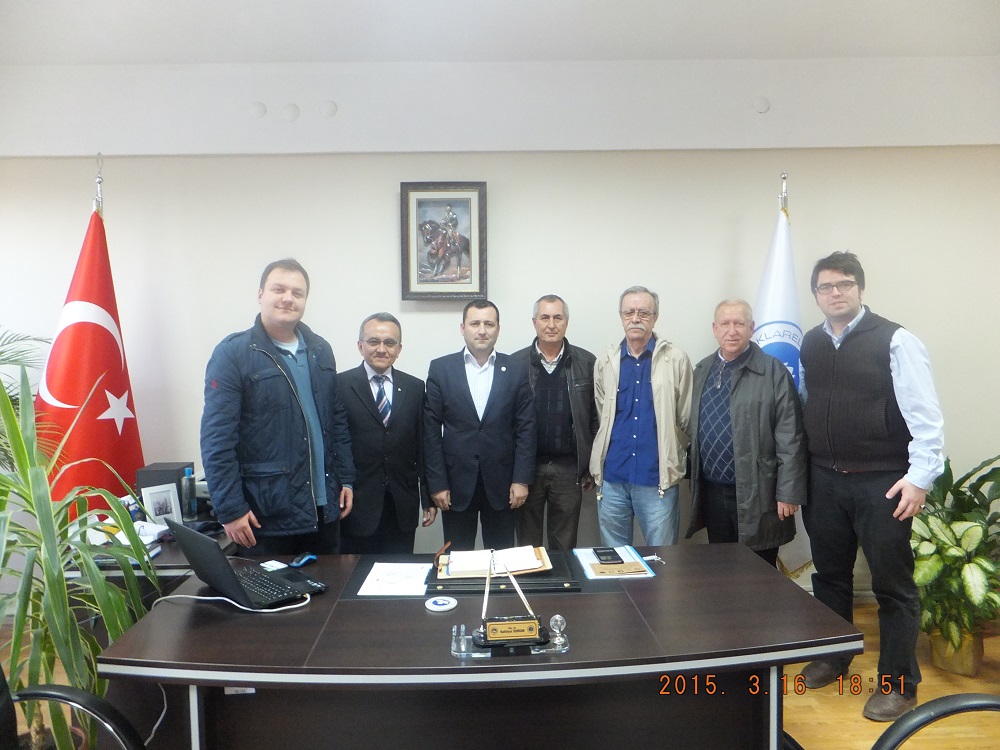 TMMOB KIRKLARELİ İKK`DAN KLU TEKNİK BİLİMLER MESLEK YÜKSEK OKULU MÜDÜRLÜĞÜ`NE ZİYARET