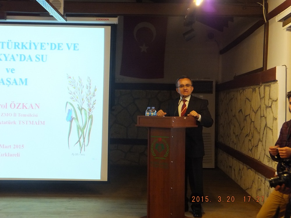KIRKLARELİ`DE DÜNYA SU GÜNÜ ETKİNLİĞİ