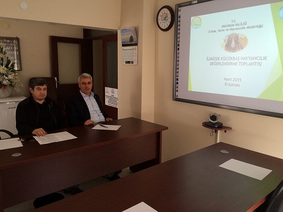 “ERZURUM İLİNDE BÜYÜKBAŞ VE KÜÇÜKBAŞ HAYVANCILIK” KONULU ÇALIŞMA GRUBU TOPLANTISI
