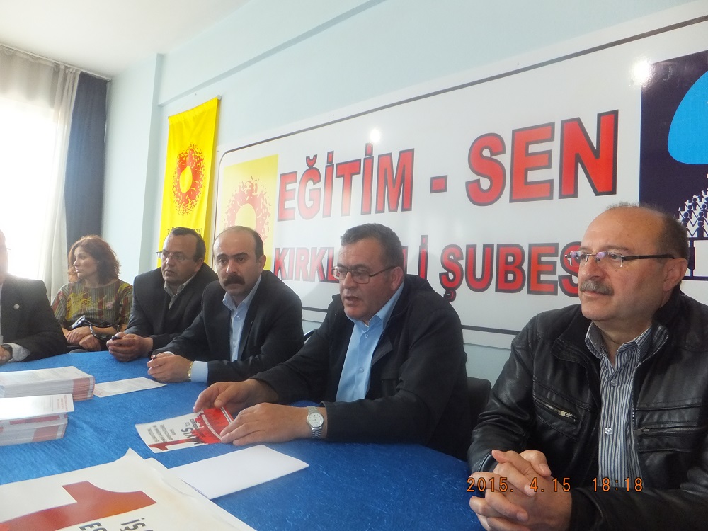 KIRKLARELİ`DE 1 MAYIS KUTLAMALARI HAZIRLIK TOPLANTISINA KATILDIK 