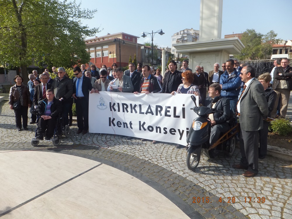 KIRKLARELİ KENT KONSEYİ ENGELLİLER MECLİSİ BASIN AÇIKLAMASINA KATILDIK