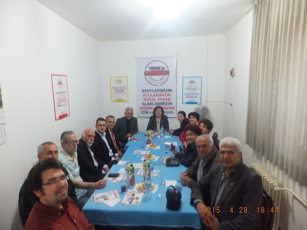 TMMOB KIRKLARELİ İKK`YA SİYASİ PARTİ ZİYARETİ