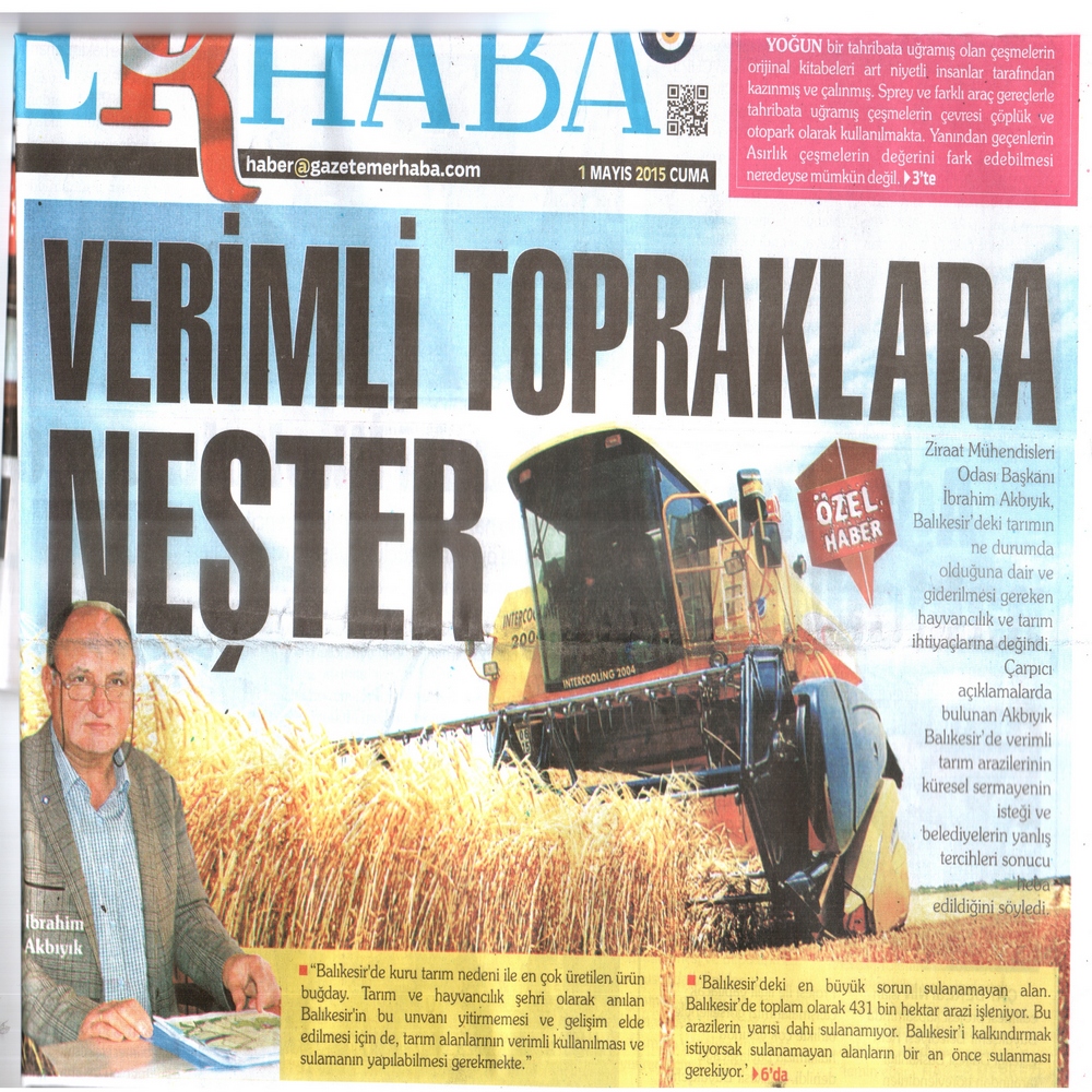ŞUBE BAŞKANIMIZ İBRAHİM AKBIYIK YEREL BASINA AÇIKLAMA YAPTI