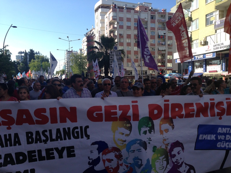 GEZİ DİRENİŞİNİN YILDÖNÜMÜNDE ALANLARDAYDIK