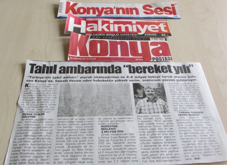 “TAHIL AMBARINDA BEREKET YILI”- YENİ KONYA-KONYA POSTASI-HAKİMİYET-KONYA’NIN SESİ