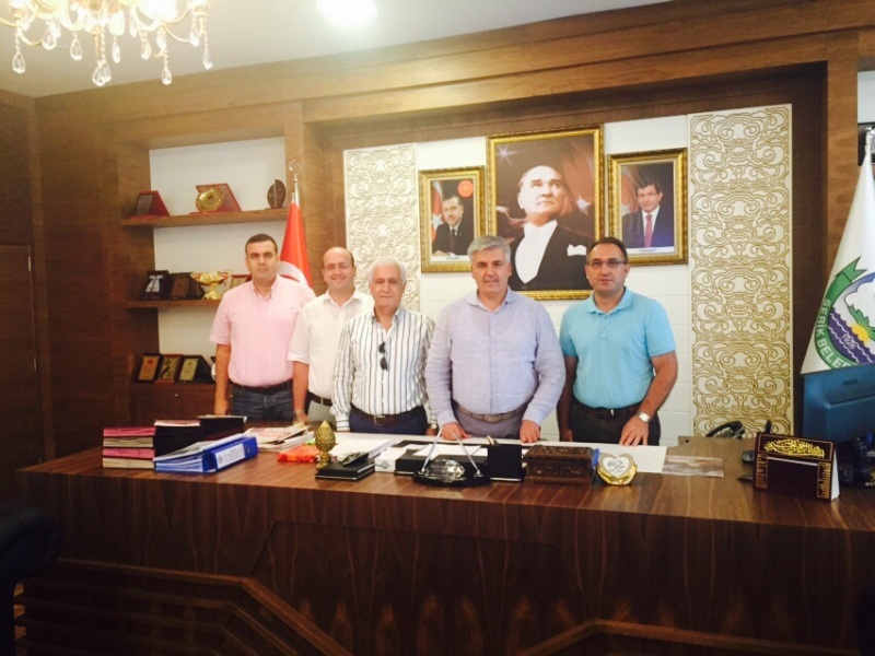 SERİK BELEDİYE BAŞKANI`NA ZİYARET 