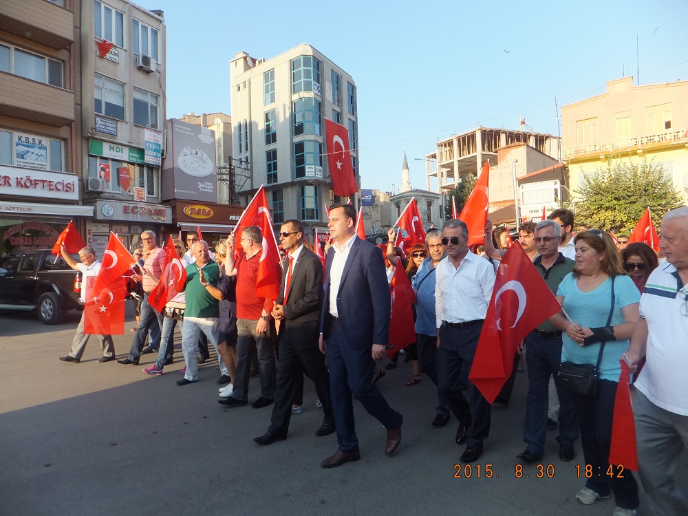 KIRKLARELİ`DE ZAFER BAYRAMI YÜRÜYÜŞÜNE KATILDIK
