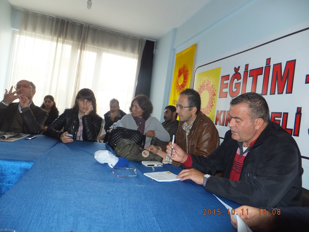 KIRKLARELİ`DE EMEK MESLEK ÖRGÜTLERİNİN DEĞERLENDİRME TOPLANTISI